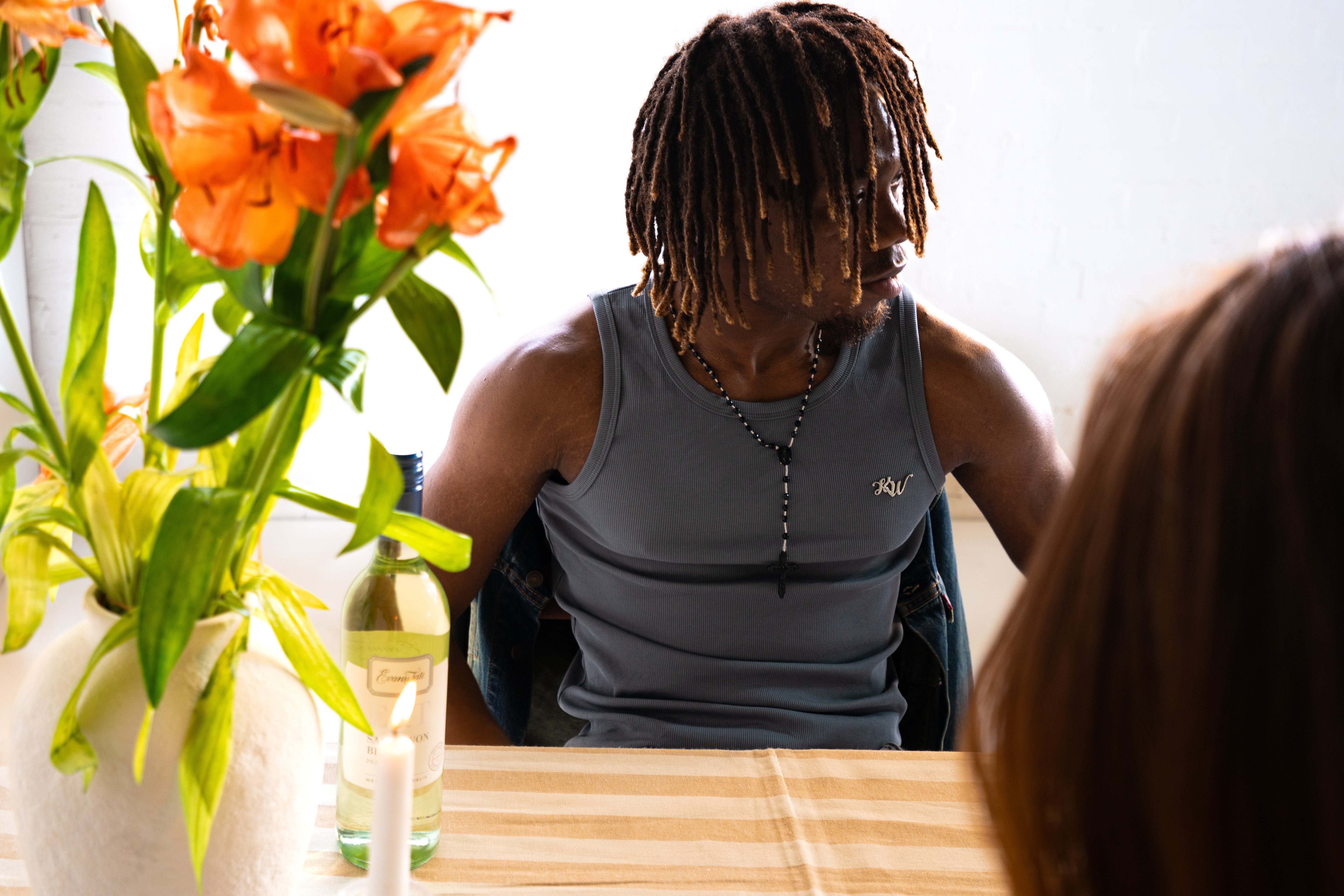 KW Men's Metallic Tank Top