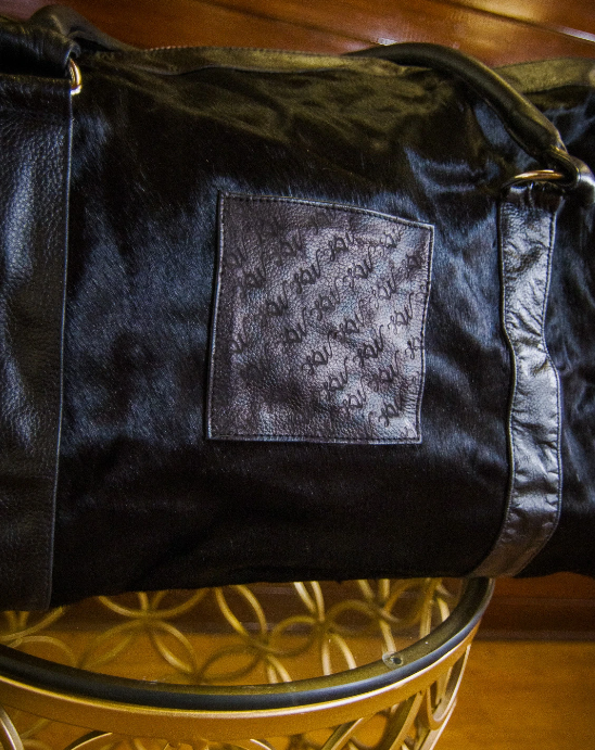 KW "Monochrome Black" Cowhide Duffel Bag